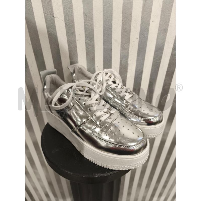 SNEAKERS DONNA WINDSORSMITH GRIGIO METALLIZZATE | Mercatino dell'Usato Campobasso 1