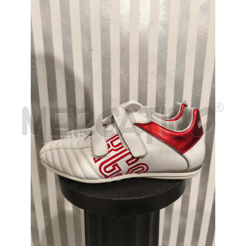 SNEAKERS UNISEX BIKKEMBERGS BIANCHE ROSSE | Mercatino dell'Usato Campobasso 2