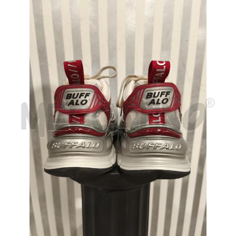 SNEAKERS UNISEX BUFFALO GRIGIE E ROSSE | Mercatino dell'Usato Campobasso 3