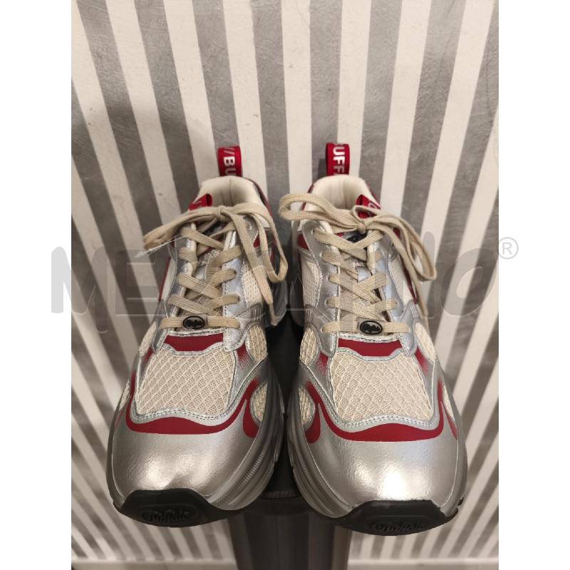 SNEAKERS UNISEX BUFFALO GRIGIE E ROSSE | Mercatino dell'Usato Campobasso 4