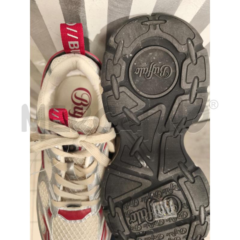 SNEAKERS UNISEX BUFFALO GRIGIE E ROSSE | Mercatino dell'Usato Campobasso 5