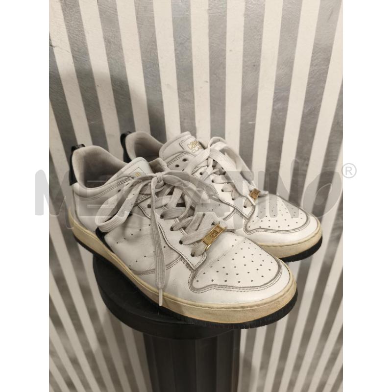 SNEAKERS UOMO CAVALLI CLASS BIANCHE NERE DORATE | Mercatino dell'Usato Campobasso 1