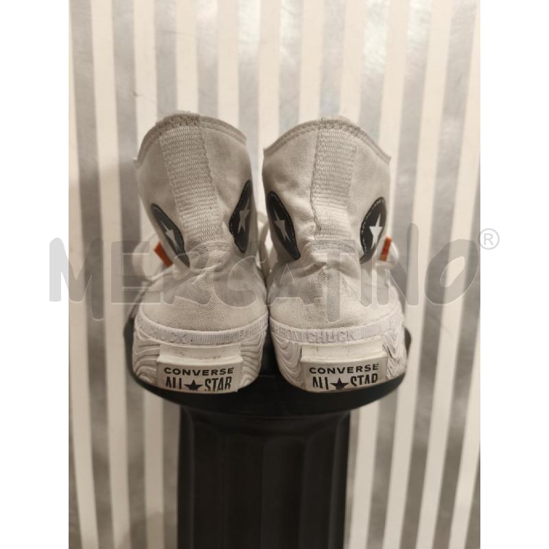 SNEAKERS UOMO CONVERSE BIANCHE RILIEVI | Mercatino dell'Usato Campobasso 3