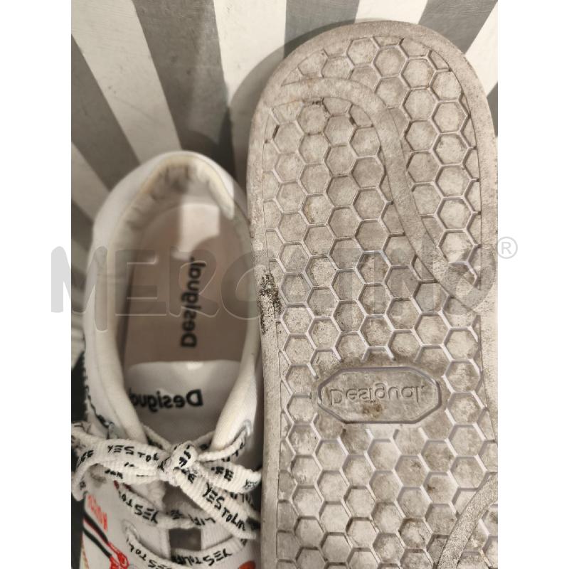 SNEAKERS UOMO DESIGUAL BIANCHE CON FANTASIA | Mercatino dell'Usato Campobasso 5