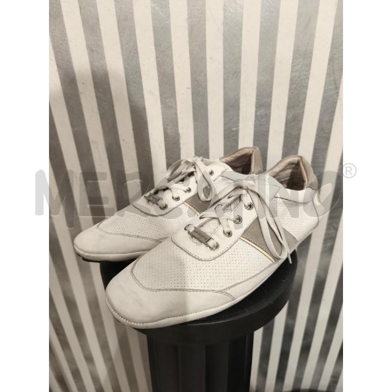 SNEAKERS UOMO GF FERRÈ BIANCHE PELLE | Mercatino dell'Usato Campobasso 1