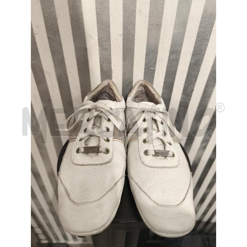 SNEAKERS UOMO GF FERRÈ BIANCHE PELLE | Mercatino dell'Usato Campobasso 4