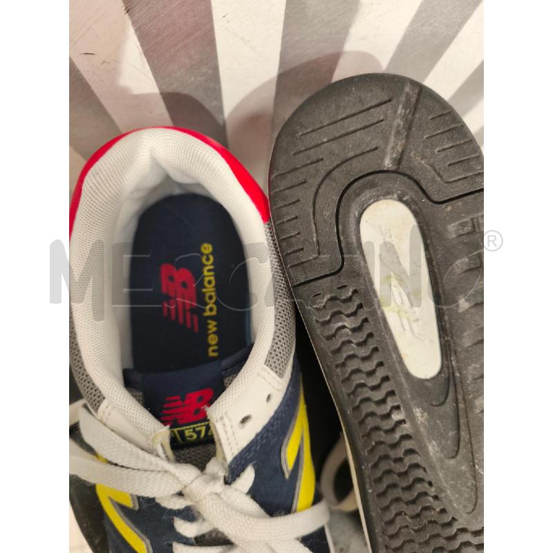SNEAKERS UOMO NEW BALANCE 574 BLU GIALLO ROSSO | Mercatino dell'Usato Campobasso 5