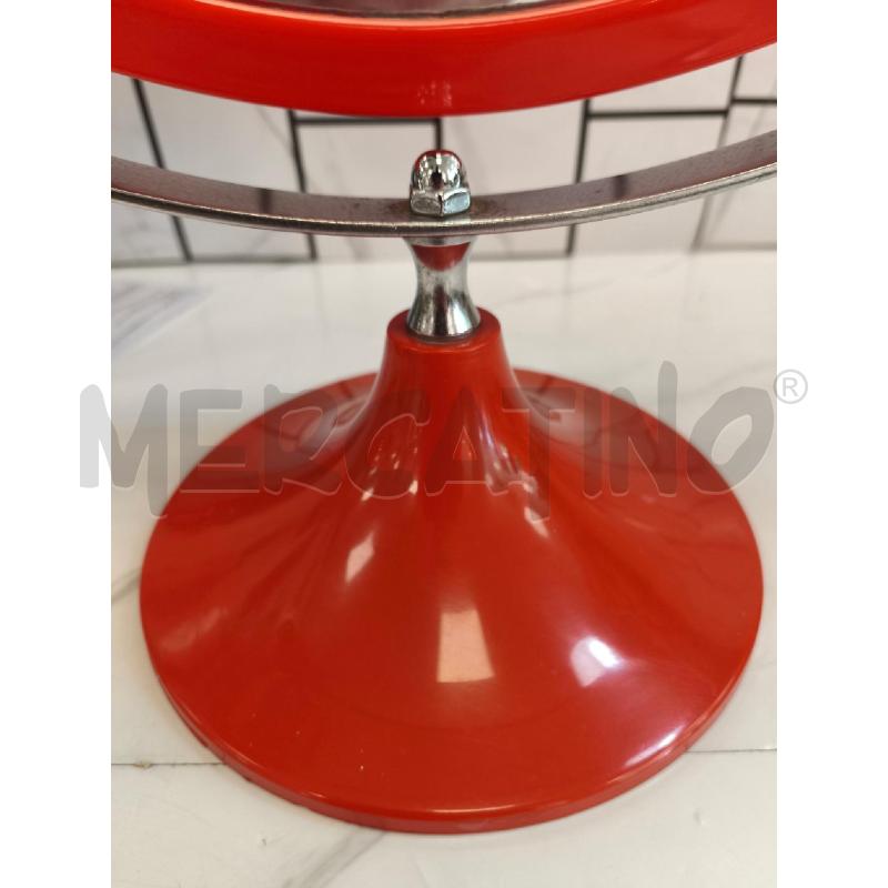 SPECCHIO ANNI 70 ARANCIONE BASE TULIP  | Mercatino dell'Usato Campobasso 3