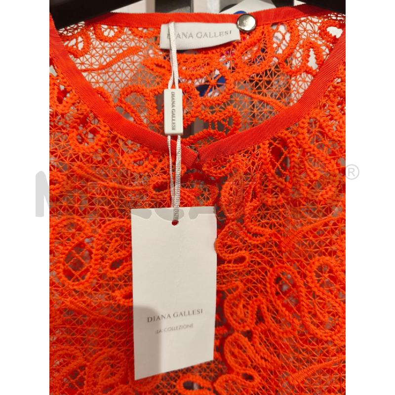 SPOLVERINO DONNA DIANA GALLESI NUOVO ARANCIO PIZZO | Mercatino dell'Usato Campobasso 2