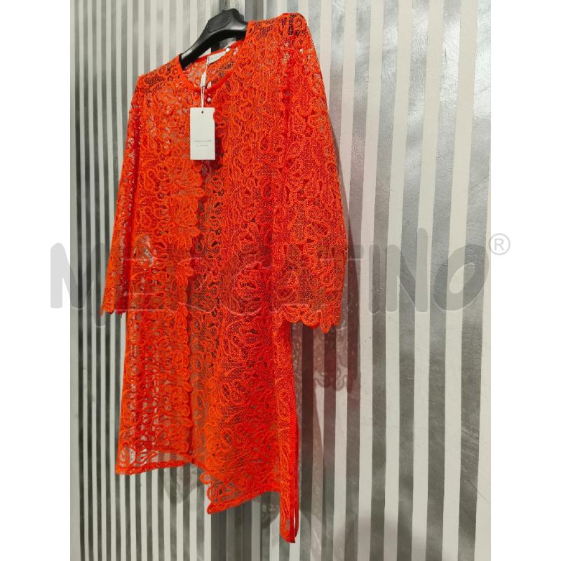 SPOLVERINO DONNA DIANA GALLESI NUOVO ARANCIO PIZZO | Mercatino dell'Usato Campobasso 4