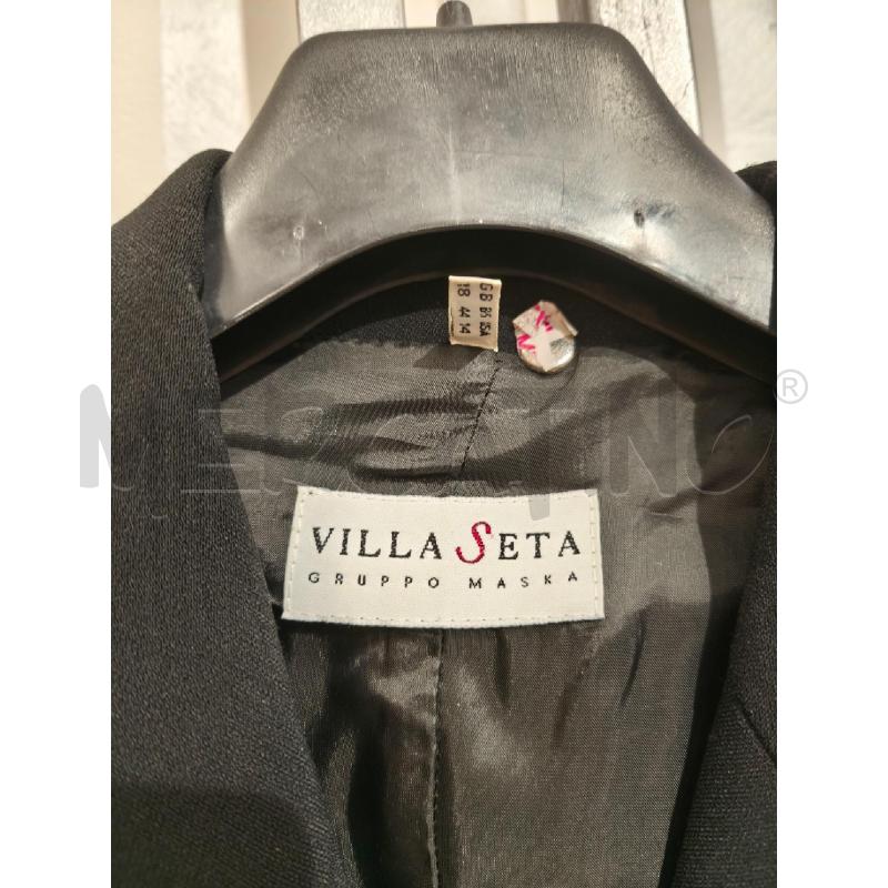 SPOLVERINO DONNA VILLA SETA NERO BOTTONI GIOIELLO | Mercatino dell'Usato Campobasso 2