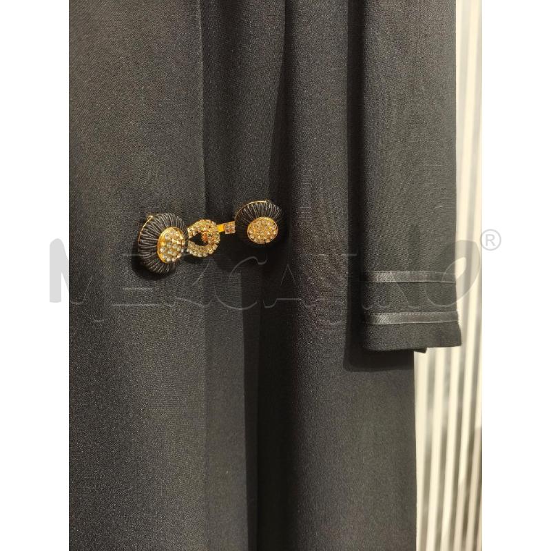 SPOLVERINO DONNA VILLA SETA NERO BOTTONI GIOIELLO | Mercatino dell'Usato Campobasso 4