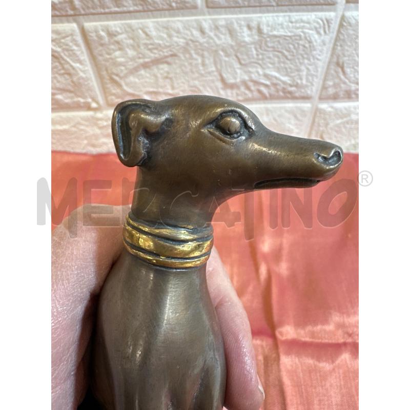 STATUA LEVRIERO BRONZATO H. CM 14 C. | Mercatino dell'Usato Campobasso 5