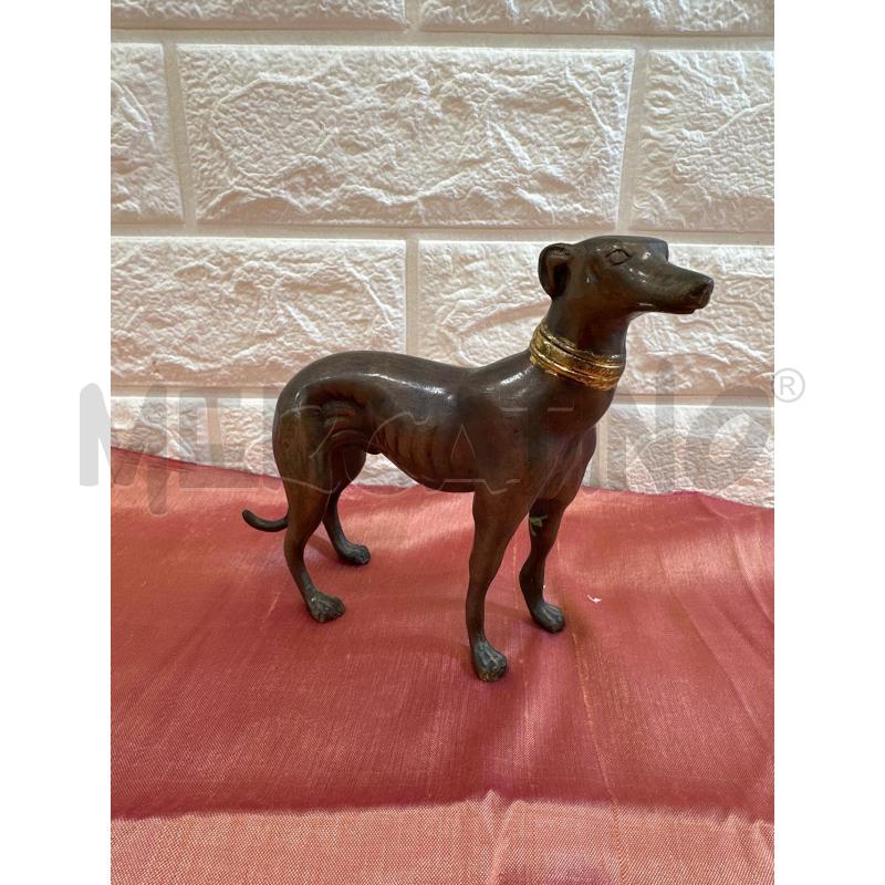 STATUA LEVRIERO BRONZATO H CM 14 C.  | Mercatino dell'Usato Campobasso 1