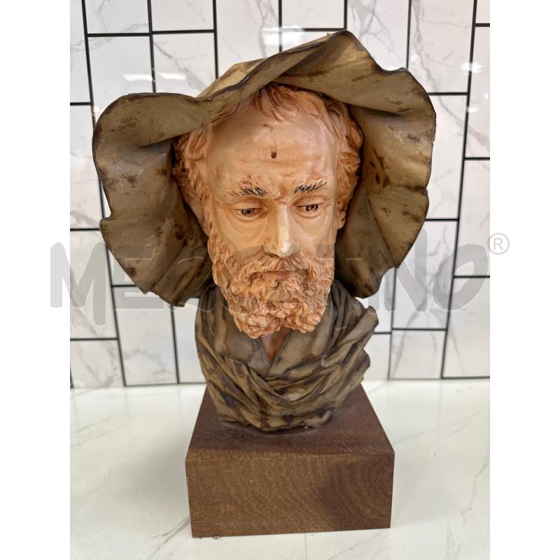 STATUA TERRACOTTA E CARTAPESTA H 38 CM | Mercatino dell'Usato Campobasso 1