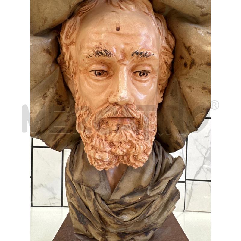 STATUA TERRACOTTA E CARTAPESTA H 38 CM | Mercatino dell'Usato Campobasso 2