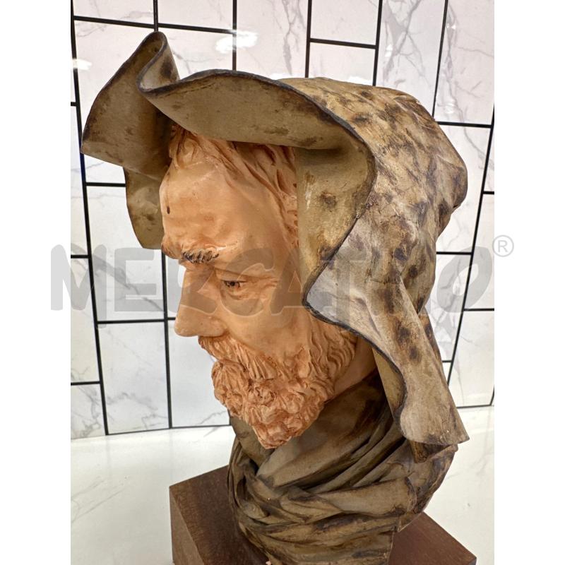 STATUA TERRACOTTA E CARTAPESTA H 38 CM | Mercatino dell'Usato Campobasso 5