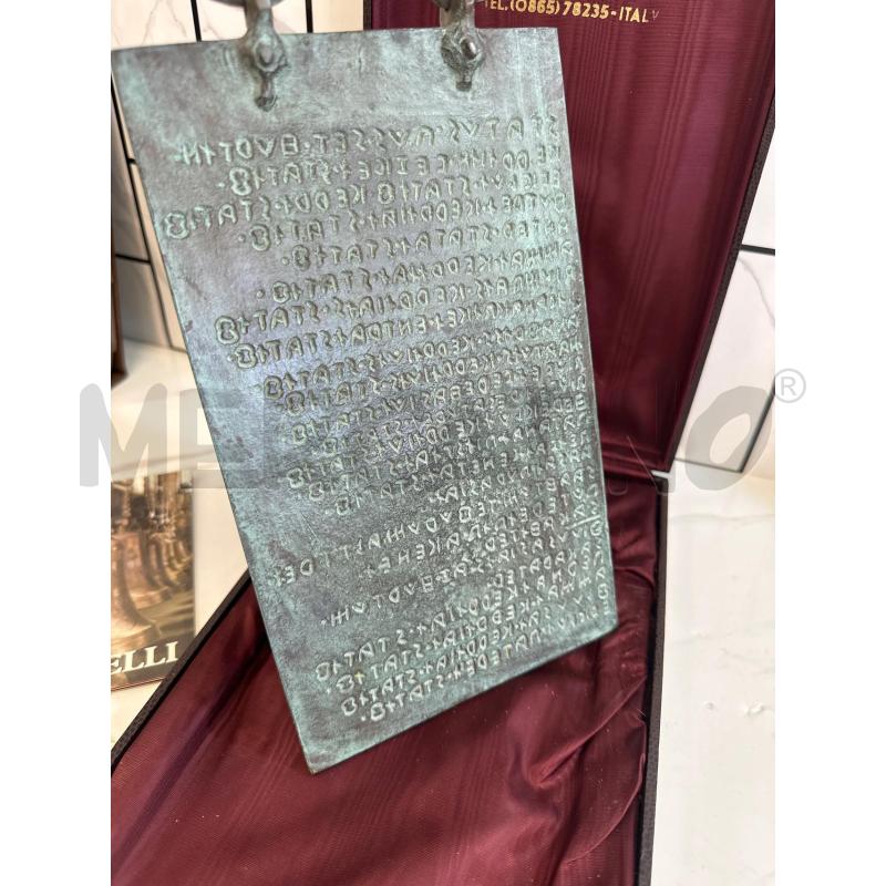 TAVOLA OSCA MARINELLI BRONZO  | Mercatino dell'Usato Campobasso 3