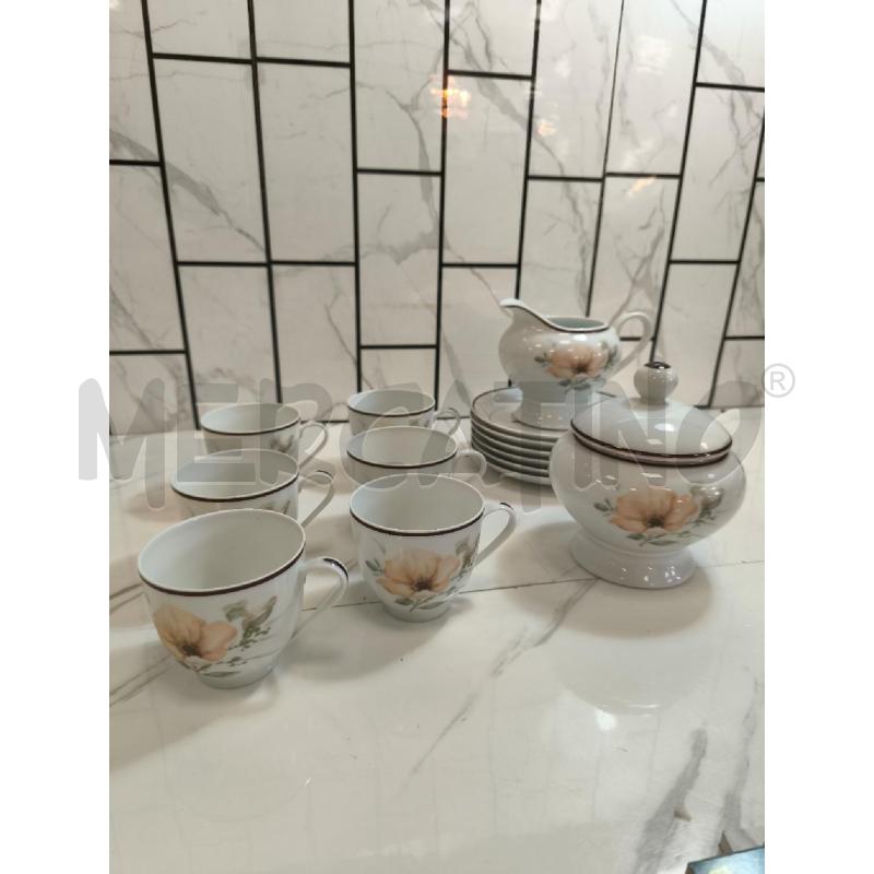 TAZZE PZ. 6 LIMOGES CON FIORE + ZUCCH. E LATT | Mercatino dell'Usato Campobasso 1