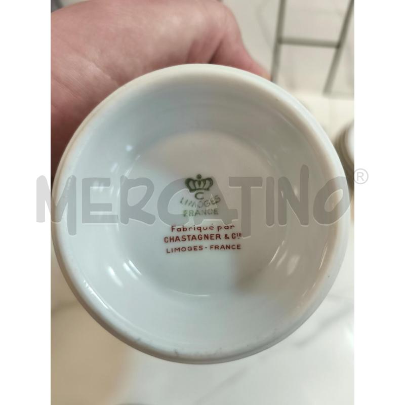 TAZZE PZ. 6 LIMOGES CON FIORE + ZUCCH. E LATT | Mercatino dell'Usato Campobasso 5