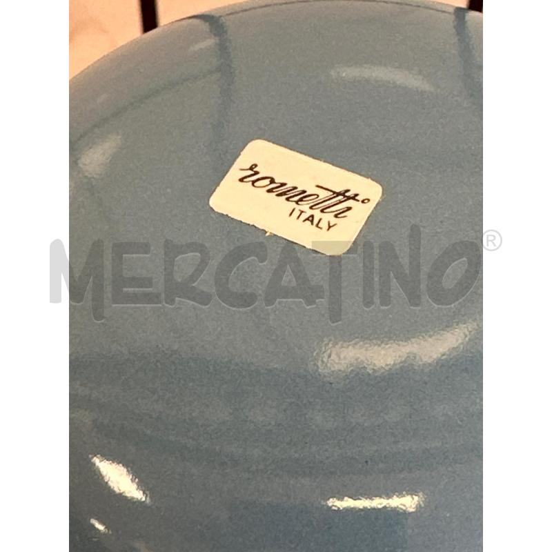 TETE A TETE ROMETTI CERAMICA BLU E BIANCA | Mercatino dell'Usato Campobasso 2
