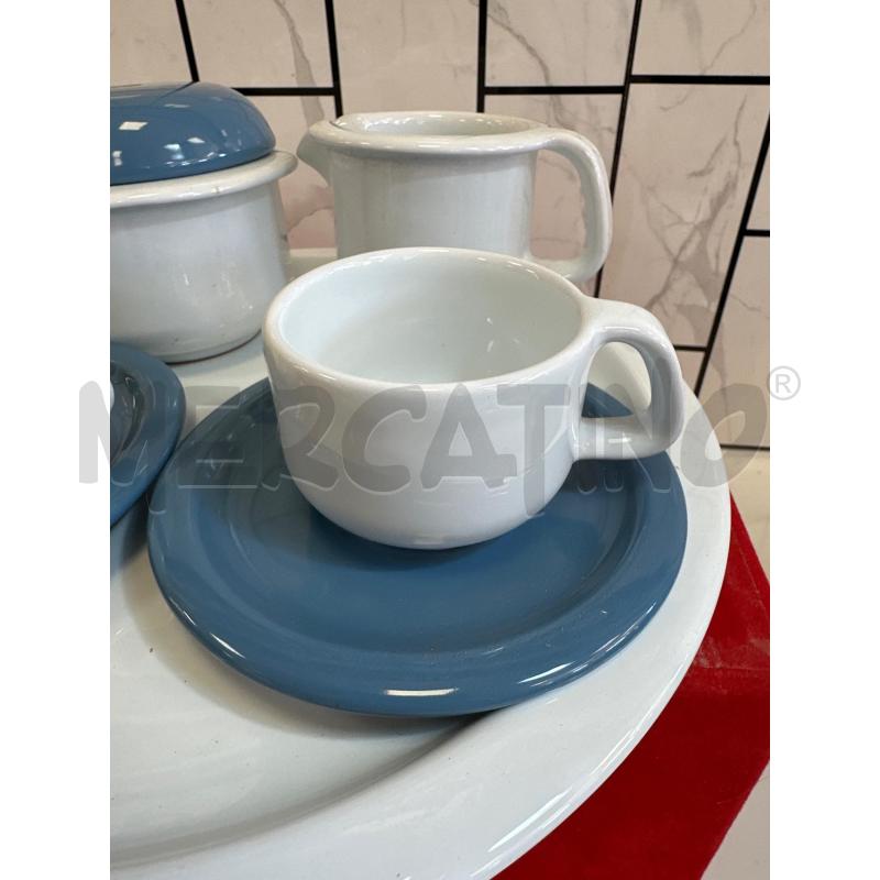 TETE A TETE ROMETTI CERAMICA BLU E BIANCA | Mercatino dell'Usato Campobasso 3