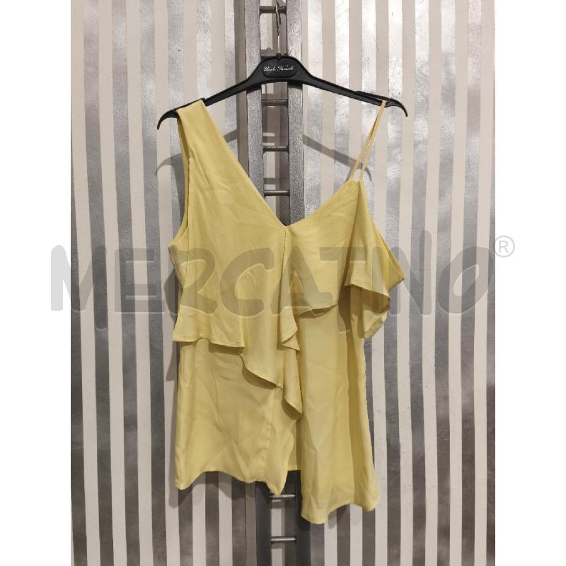 TOP ANNARITA N GIALLO ASIMMETRICO | Mercatino dell'Usato Campobasso 1