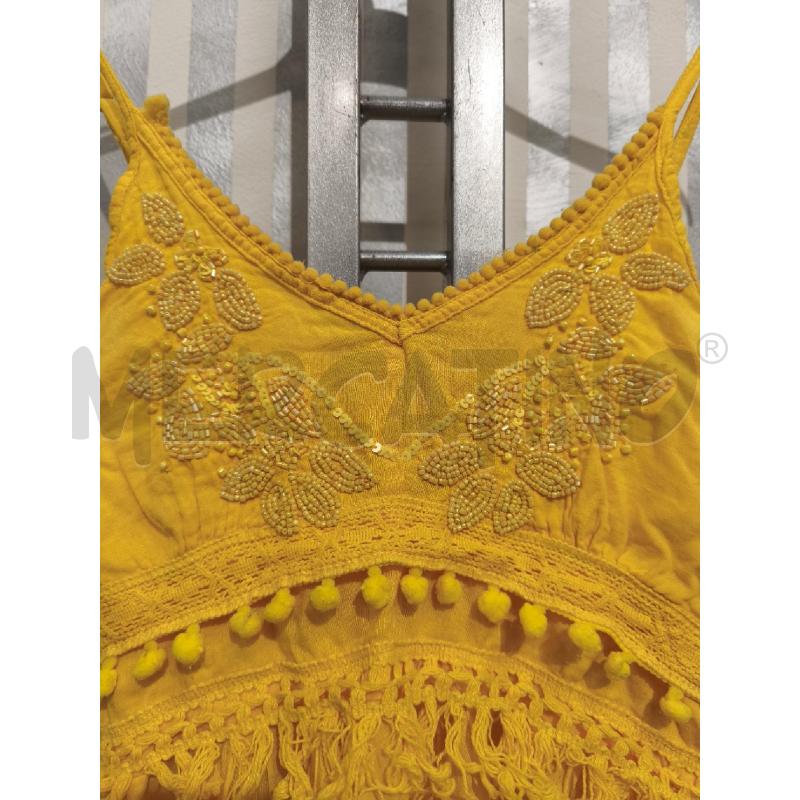 TOP ANTICA SARTORIA GIALLO PERLINE | Mercatino dell'Usato Campobasso 2