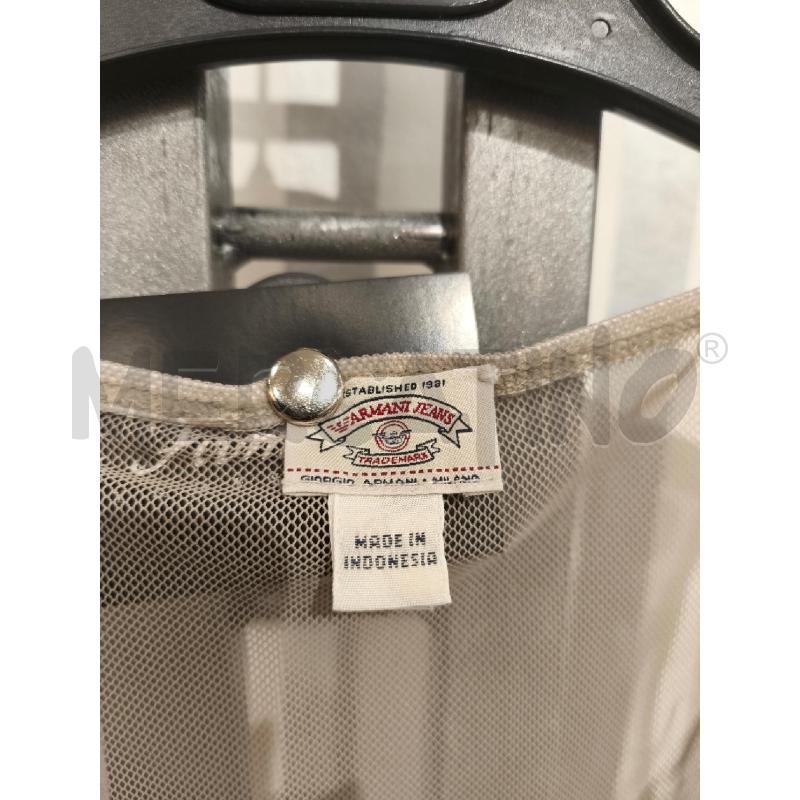 TOP ARMANI JEANS BEIGE TRASPARENTE | Mercatino dell'Usato Campobasso 2