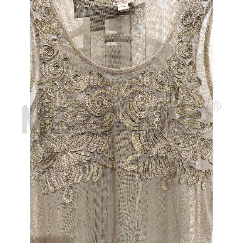 TOP ARMANI JEANS BEIGE TRASPARENTE | Mercatino dell'Usato Campobasso 3