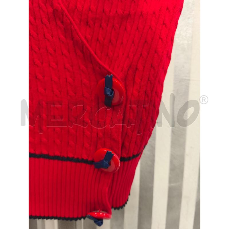 TOP ARMANI JEANS ROSSO TRECCE E BOTTONI | Mercatino dell'Usato Campobasso 2