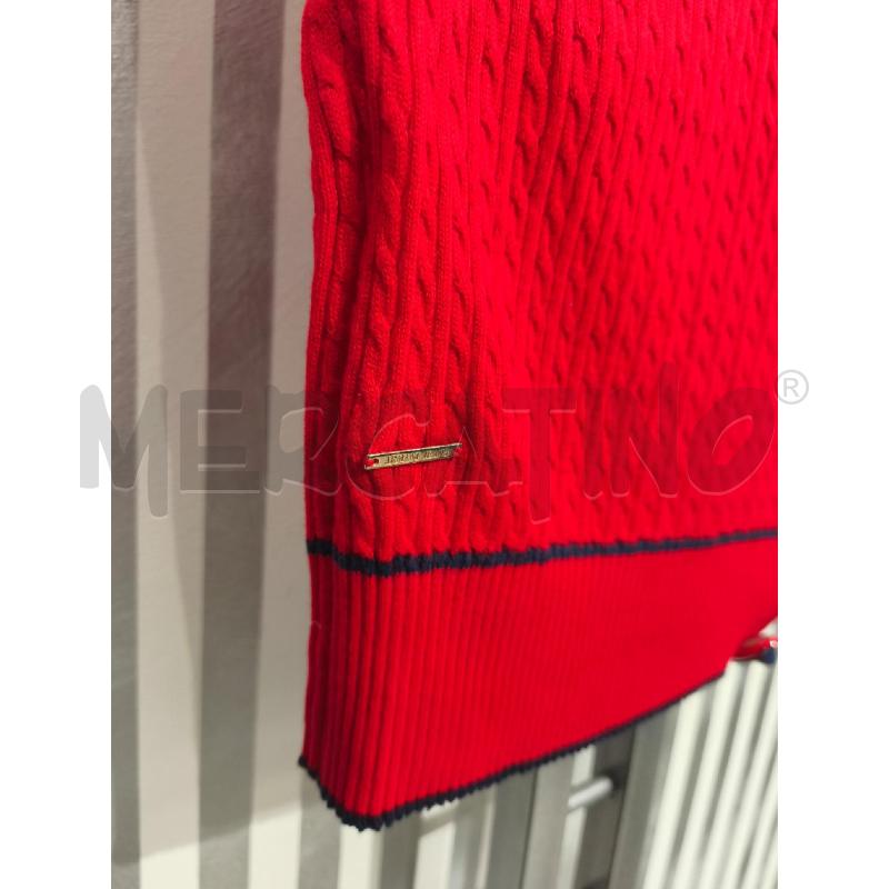 TOP ARMANI JEANS ROSSO TRECCE E BOTTONI | Mercatino dell'Usato Campobasso 3