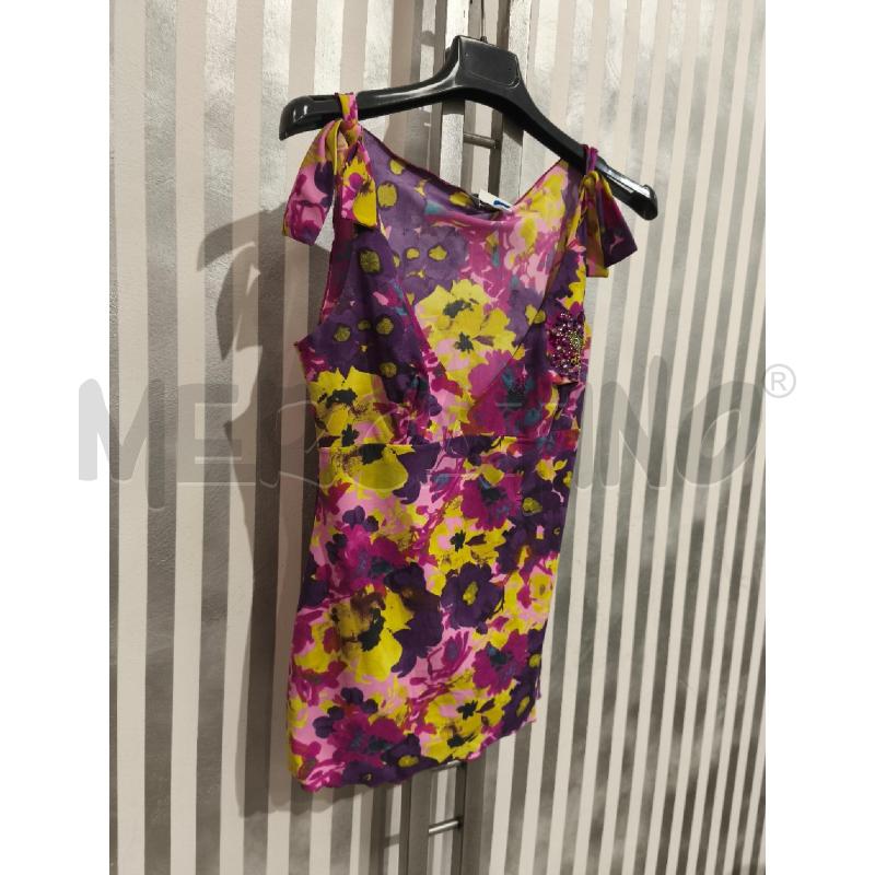 TOP BLUMARINE FLOREAL STRSS VIOLA | Mercatino dell'Usato Campobasso 3