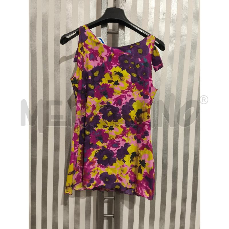TOP BLUMARINE FLOREAL STRSS VIOLA | Mercatino dell'Usato Campobasso 4