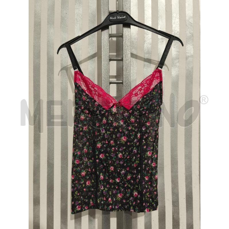 TOP DOLCE E GABBANA UNDERWEAR NERO ROSELLINE | Mercatino dell'Usato Campobasso 1