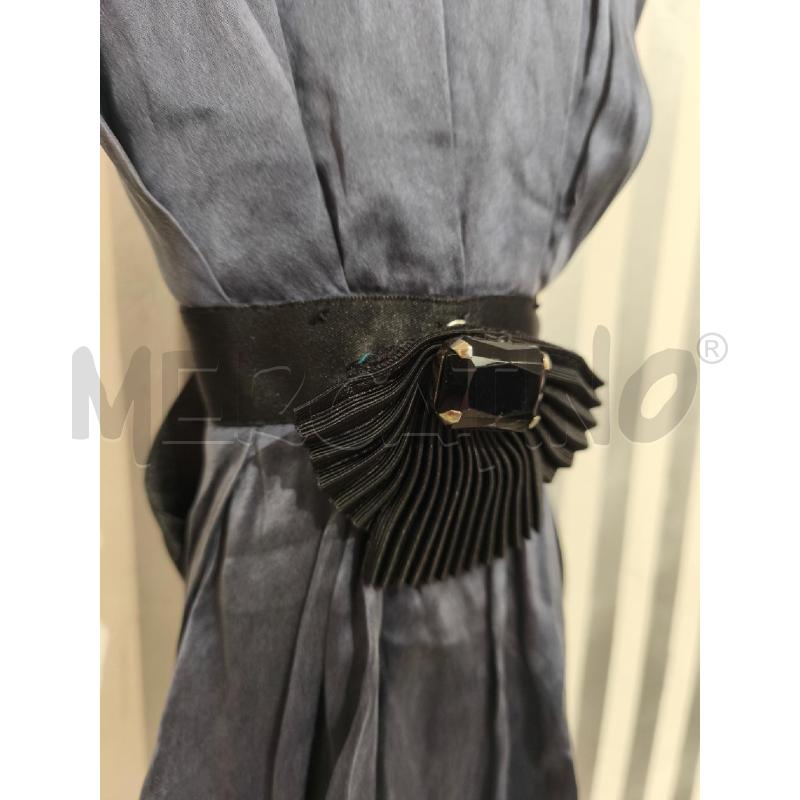 TOP ELISABETTA FRANCHI NERO DAVANTI AZZURRO POLVERE SATINATO | Mercatino dell'Usato Campobasso 3