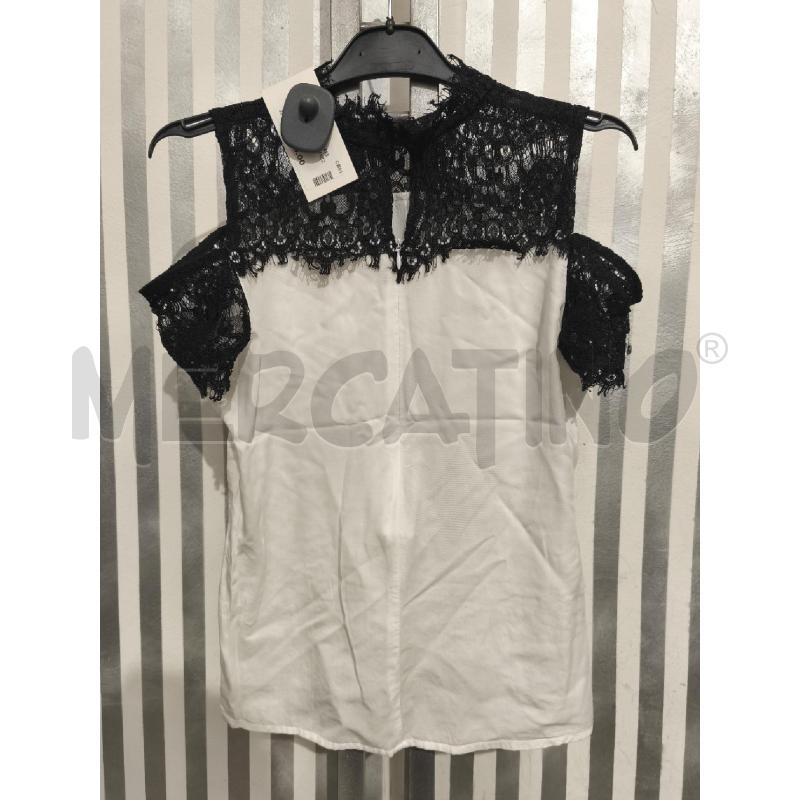 TOP GUESS BIANCO PIZZO NERO | Mercatino dell'Usato Campobasso 5