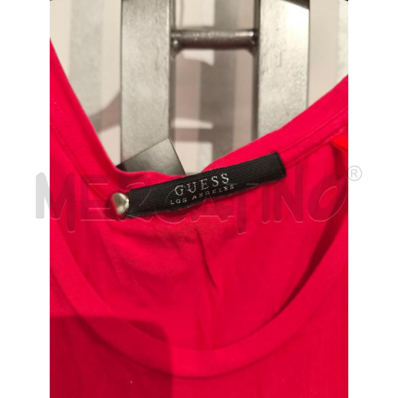 TOP GUESS CORALLO IMPUNTURE SPALLE | Mercatino dell'Usato Campobasso 2