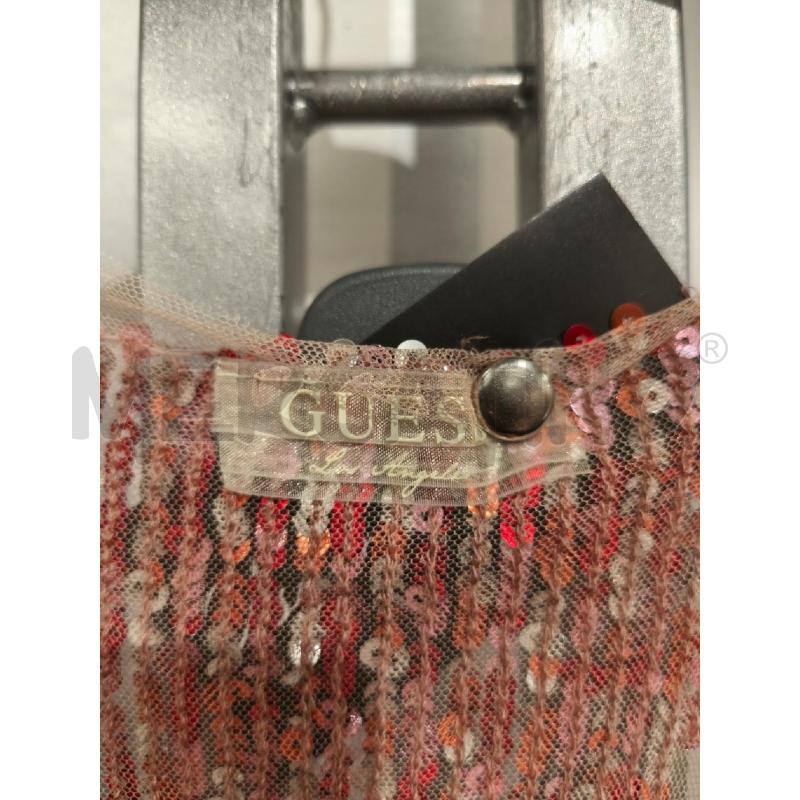 TOP GUESS PAILLETTES SILVER E ROSSE | Mercatino dell'Usato Campobasso 2