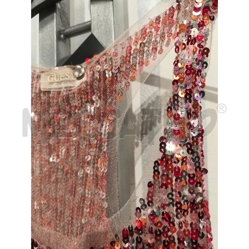 TOP GUESS PAILLETTES SILVER E ROSSE | Mercatino dell'Usato Campobasso 4