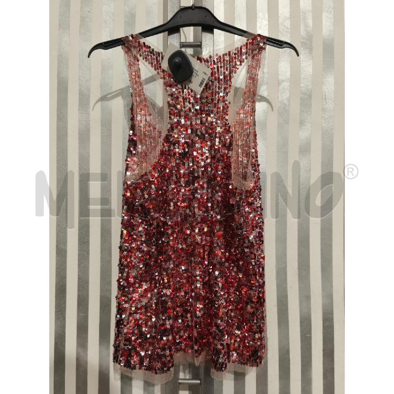 TOP GUESS PAILLETTES SILVER E ROSSE | Mercatino dell'Usato Campobasso 5