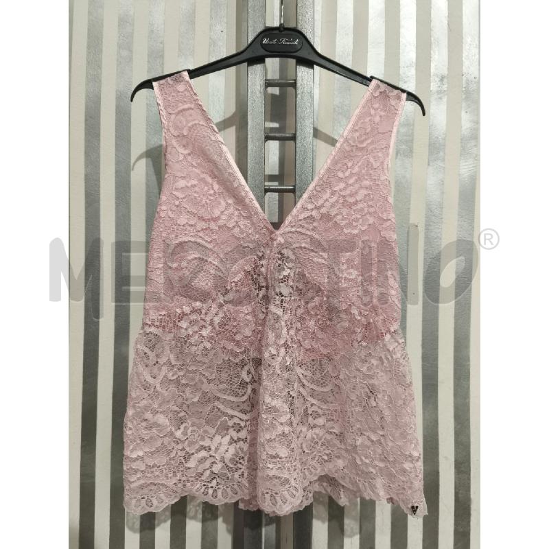 TOP GUESS PIZZO ROSA CONFETTO | Mercatino dell'Usato Campobasso 1