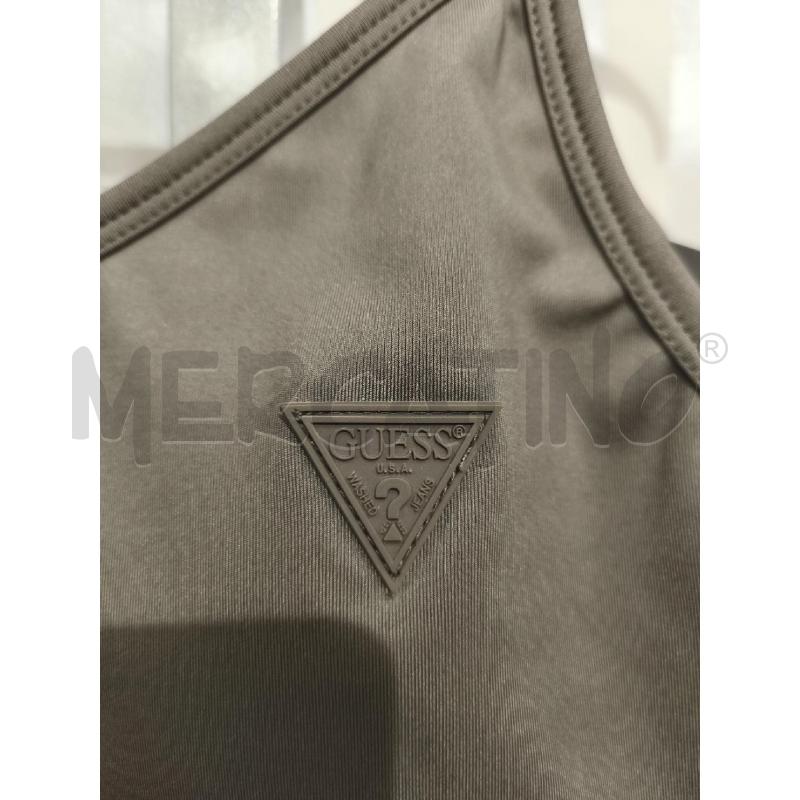 TOP GUESS VERDE MILITARE RETRO FASCE NERE | Mercatino dell'Usato Campobasso 2