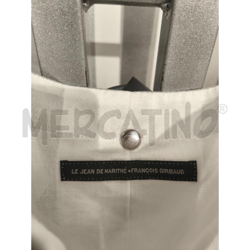 TOP LE JEAN DE MARITHÈ + FRANCOIS GIRBAUD BIANCO GRIGIO | Mercatino dell'Usato Campobasso 2