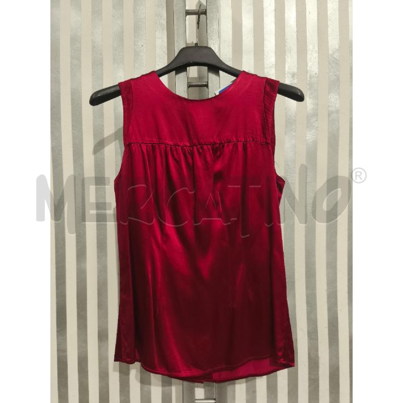 TOP MASSIMO DUTTI ROSSO SATINATO | Mercatino dell'Usato Campobasso 1