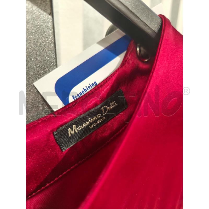 TOP MASSIMO DUTTI ROSSO SATINATO | Mercatino dell'Usato Campobasso 2