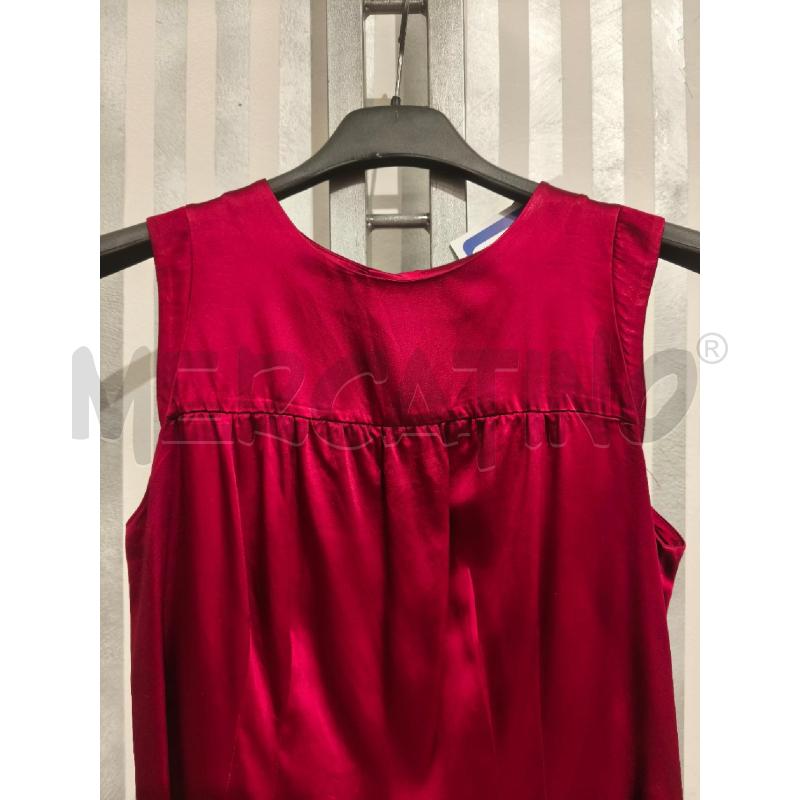 TOP MASSIMO DUTTI ROSSO SATINATO | Mercatino dell'Usato Campobasso 3
