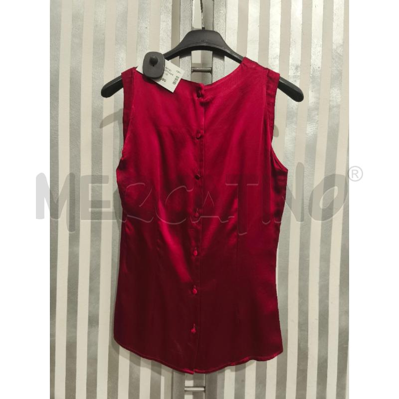 TOP MASSIMO DUTTI ROSSO SATINATO | Mercatino dell'Usato Campobasso 5