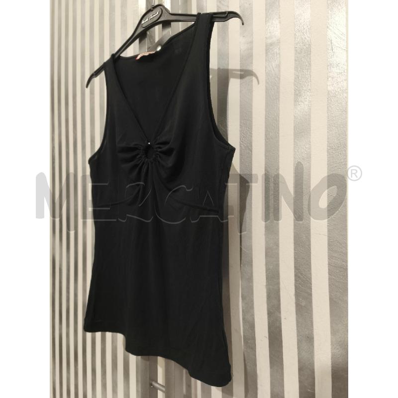 TOP MAX&CO NERO SCOLLO CERCHIO | Mercatino dell'Usato Campobasso 4