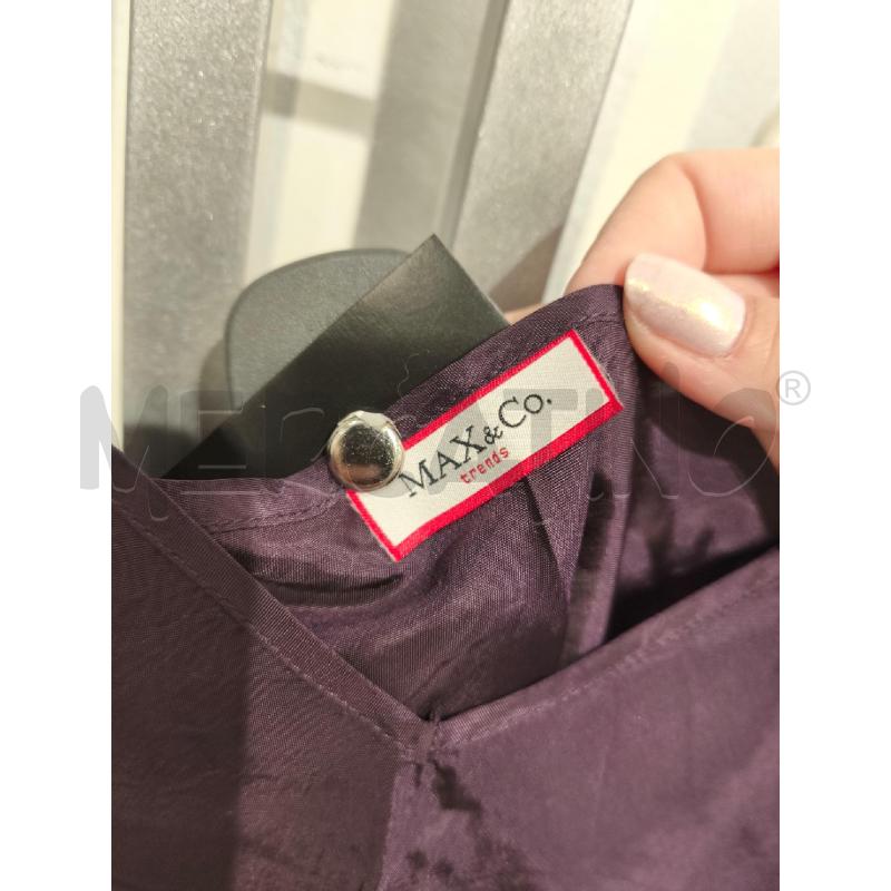TOP MAX E CO VIOLA SATINATO | Mercatino dell'Usato Campobasso 4